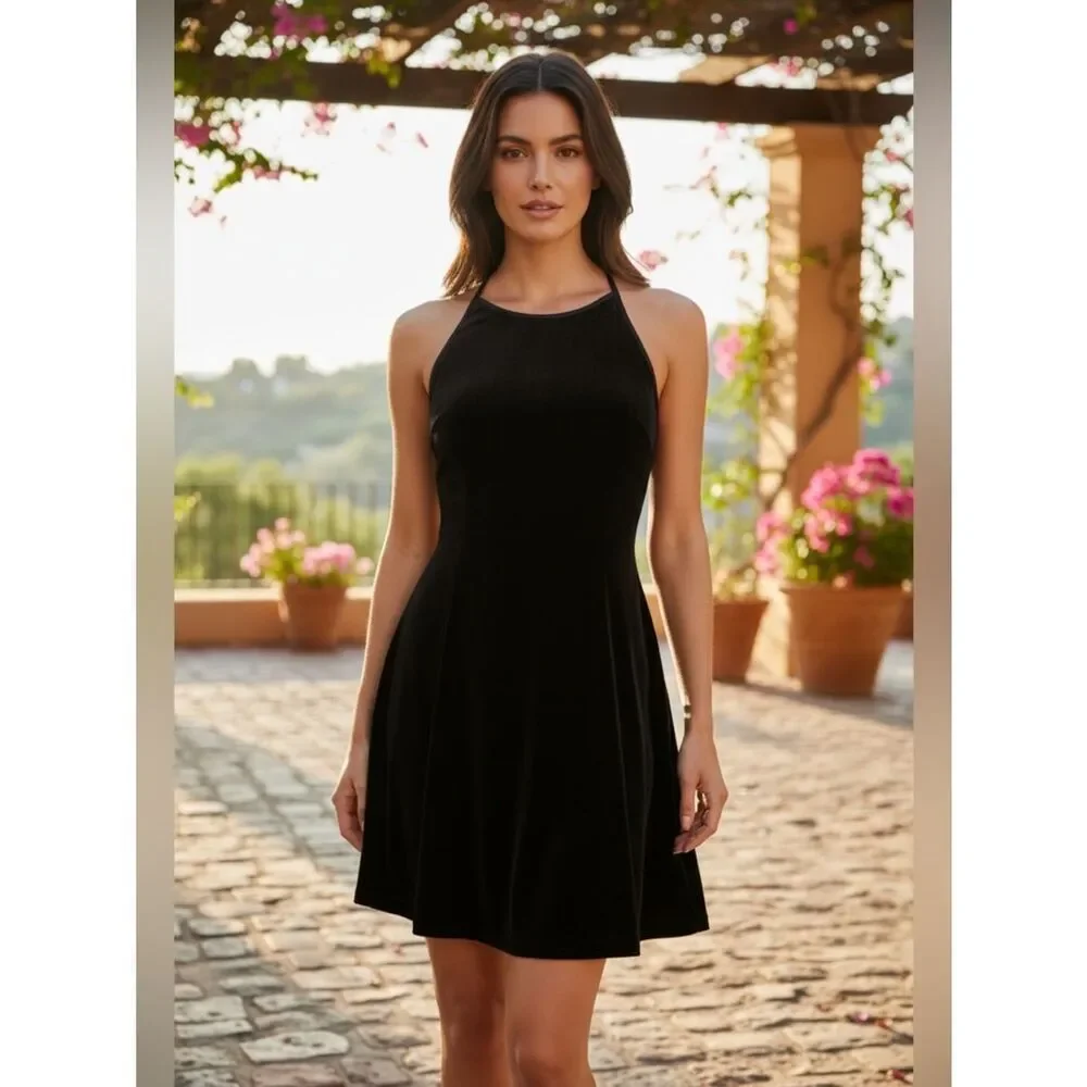 Jessica McClintock velvet mini dress 5/6 (junior)